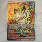 Meowth ex 121/088 Mega Evolution Perfect Order Secret Illustration Rare