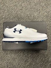 UA Glide 2 SL Golf Shoes. Men’s UK 7.5 (White/Blue)