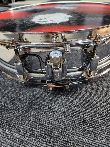 Pearl Steel Snare Drum 14x3.5 Piccolo with Case - Picture 4 of 9