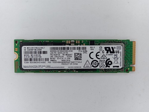 Samsung PM981a MZ-VLB512B 512GB 2280 M.2 NVMe Solid State Drive SSD - Bild 1 von 2