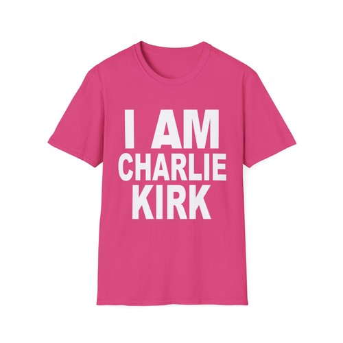 Maglietta I Am Charlie Kirk Softstyle - Maglietta Freedom Patriot In Love Memory 2025 - Foto 2 di 45