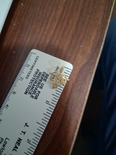 MICHAEL ANTHONY 14K GELBGOLD (DIAMANTSCHLIFF) KRANKENSCHWESTER ANHÄNGER CHARM - LPN - Bild 2 von 4