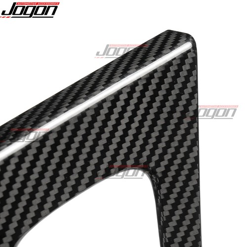 IK G70 Real Carbon Front Rear Door Handle Panel Grab Cover For Genesis G70 2019+ - Picture 4 of 14