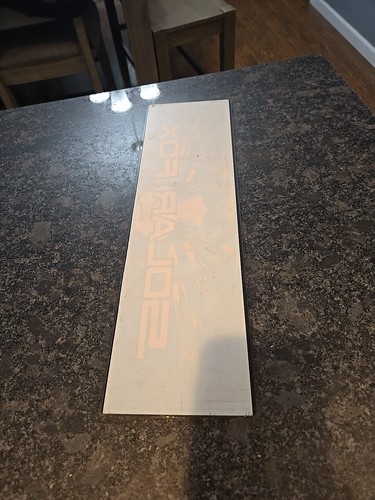 Original Bally Midway Plexiglass Arcade Marquee Solar Fox Game - Picture 6 of 6