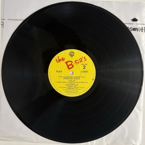 The B-52's - S/T - Debut Album 1979 WB - Ultrasonic Cleaned w/ Inner Sleeve - Picture 3 of 6