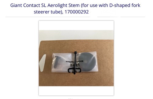 Giant Contact SL Aerolight Stem 70mm -10° - Picture 4 of 7