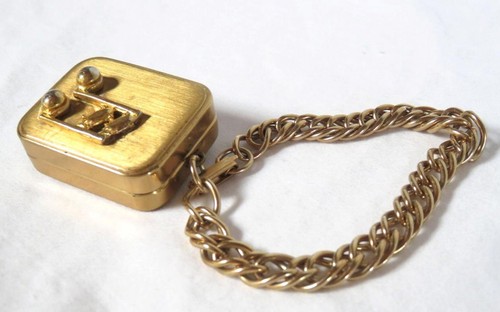 Vintage Goldtone Music Box Bracelet Treble Clef Note -Let Me Call You Sweetheart - Picture 7 of 8