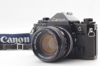 【完動品】Canon A-1 + FD 50mm F1.4 S.S.C. N MINT] Canon A-1 A1 Film Camera SLR black w/ FD 50mm F1.4