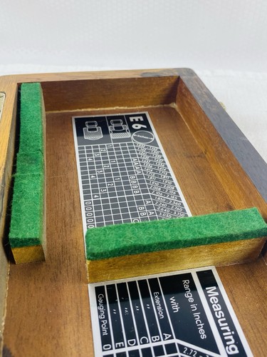 DIATEST Diatest E6, E7, E8 Bore Gage Set - Wood Box Storage Only!! EMPTY! - Picture 22 of 24