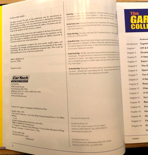 Libro de tapa dura del museo de la colección Garlits Mike Mueller muy fino Don Prudhomme - Imagen 4 de 9