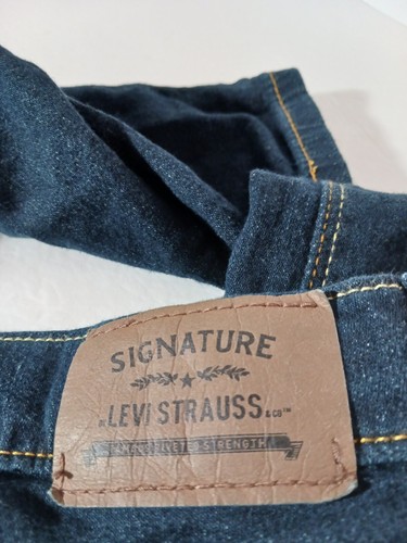 Levi Signature S26 Skinny Jeans Boys Size 12R Dark Blue Stretch Denim 25X27 - Picture 10 of 14