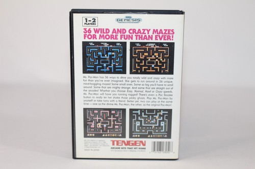 Ms. Pac-Man Sega Genesis Complete CIB Authentic! Very Good Condition! NICE! - Picture 9 of 14