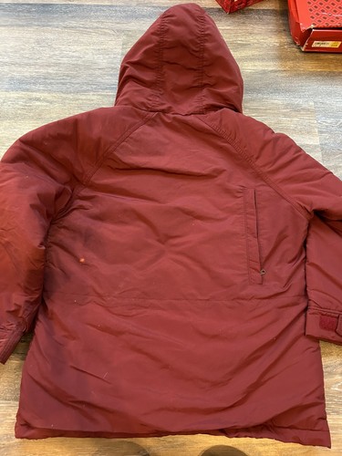 Parka vintage LL Bean con cappuccio donna grande 2329 Freeport ME USA cappotto giacca marrone - Foto 4 di 8
