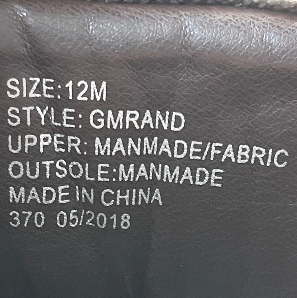 Botas de combate Guess para hombre negras y grises con cierre de cremallera y cordones talla 12M Foto 4 de 4