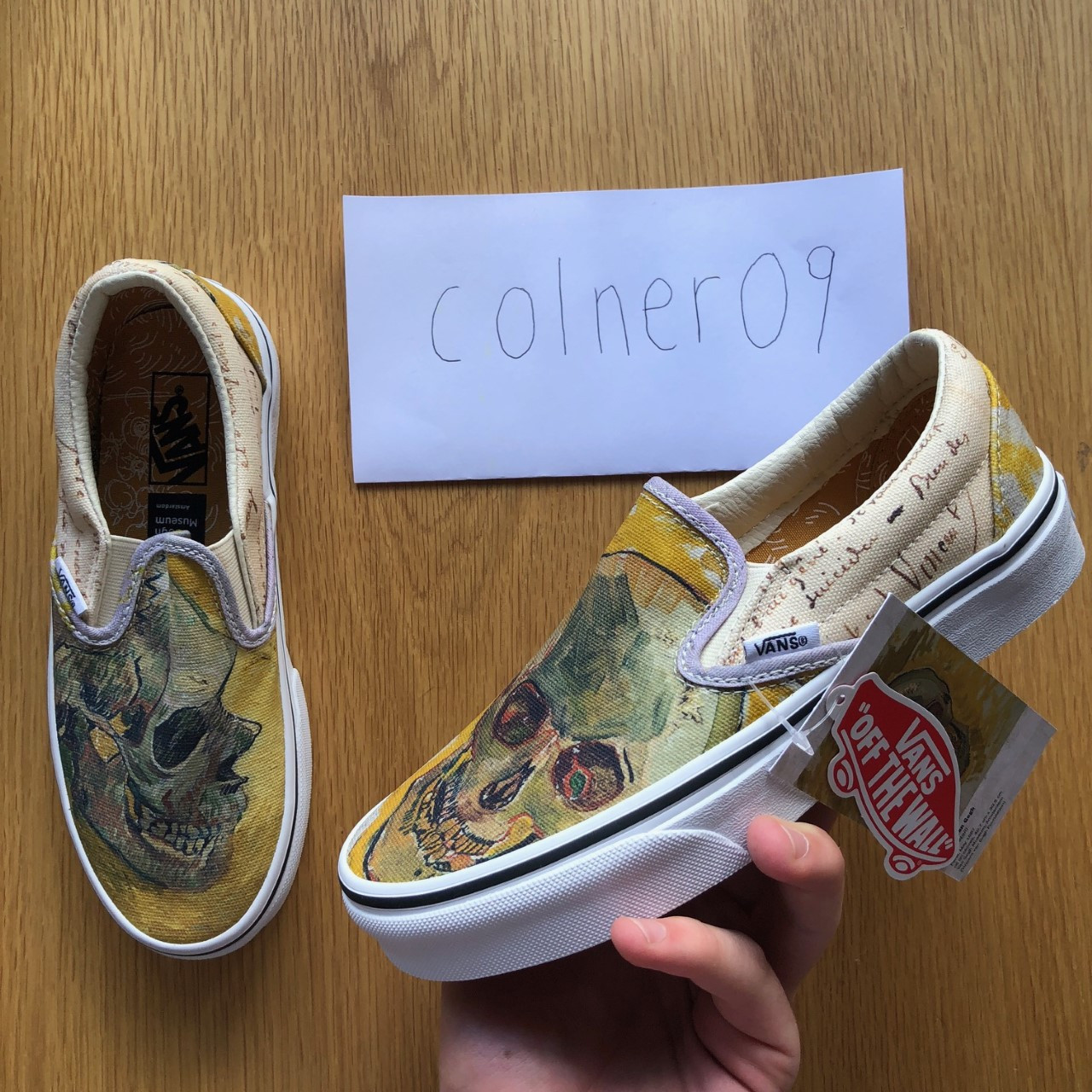Vans x Vincent Van Gogh Museum Slip-On Skull Size US 4 Vans x Vincent Van Gogh Museum Slip-On Skull Size US 4