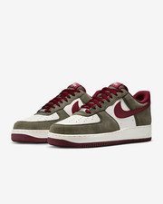 FQ8714-302 Nike Air Force 1 Low Cargo Khaki Pale Ivory Dark Team Red (Herren)