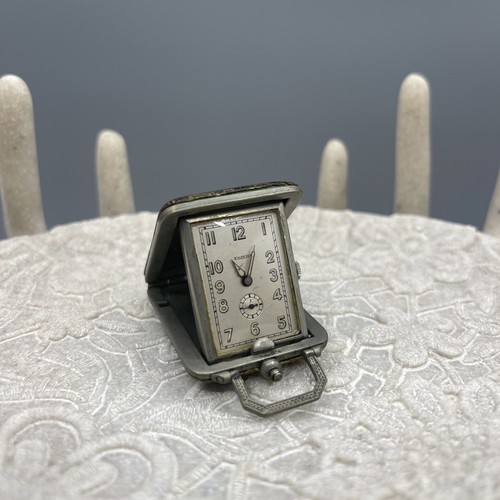 IMPRESIONANTE RELOJ PLEGABLE VINTAGE ART DECO ESZEHA - Imagen 2 de 24