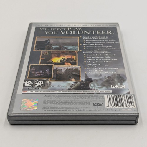 Medal of Honor : Frontline Platinum Game Sony PlayStation 2 PS2 With Manual FPS - Picture 5 of 9