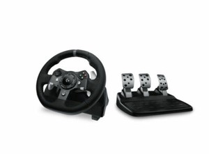 Logitech G920 Driving Force Pack Mando de Volante de Carreras con Pedales para Microsoft Xbox One y PC - Negros