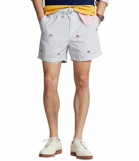 Polo Ralph Lauren Shorts Mens L w/ Embroidered Allover Oxford Shoes Striped NWT
Opens in a new windo