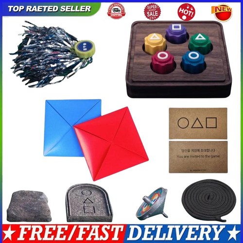 Korean Traditional Play Game Family Party Games Including Biseokchigi Paeng-y