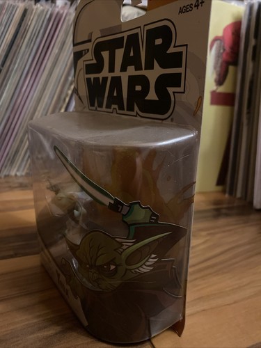 Figura de acción Star Wars Clone Wars Yoda Cartoon Network 2003 - Imagen 2 de 4