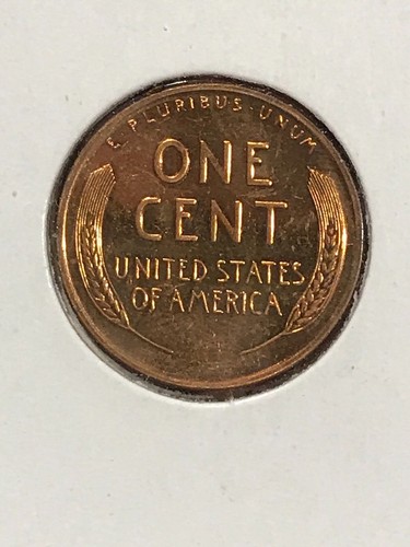 1957 Lincoln Wheat Penny Cent 1c ~ GEM PROOF Stempelglanz rot ~ US Münze - Bild 2 von 2