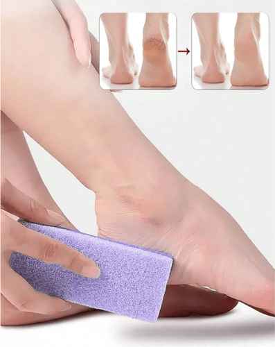 4pcs Purple Pumice Stone For Feet Scrubber And Professional Exfoliating Rock - Picture 4 of 5
