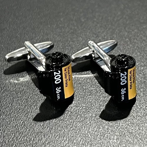 Camera Film Cufflinks For Men Birthday Wedding Fancy Gift Cufflink In Box