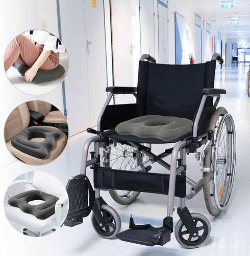 Sitzkissen Orthopädisches Steißbeinkissen Memory Foam Sitzerhöhung Stuhlkissen - Bild 16 von 18