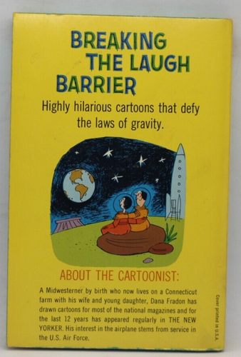 DELL B202 BREAKING THE LAUGH BARRIER by DANA FRADON PBO 1961 FINE UNREAD CARTOON - Picture 2 of 3