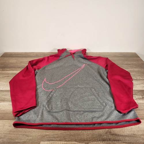 Nike Sweater Women’s XL Hoodie Dri-Fit Sweatshirt Hooded Swoosh Pullover - Picture 1 of 6