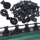 10-100Pcs Shade Cloth Plastic Clips Garden Netting Fixing Clamps Sun Shade