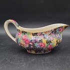 Rare Royal Winton Grimwades Hazel Floral Pattern Chintz China Gravy Boat wHandle