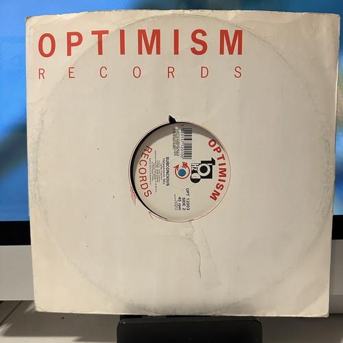 100 Hz - Low Frequency Overload 1990 Optimism 12” Vinyl EP - BIRTH OF TECHNO VG+ - Picture 2 of 6