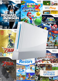 Discounted - Authentic Nintendo Wii Console + Pick Game + Gamecube compatible