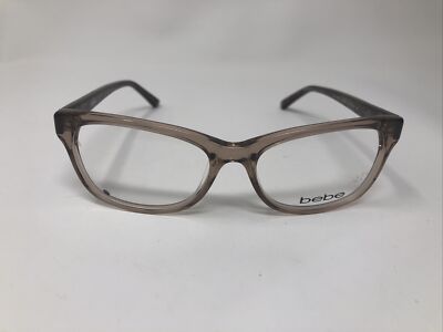 BEBE EYEGLASSES FRAME KIND HEARTED BB5081 210 TOPAZ BROWN 52-16-135 FULL RIM =54