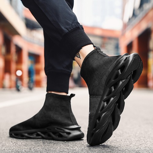 Casual Slip on Sneakers for Men's Athletic Shoes High-top Walking Shoes - Bild 9 von 43