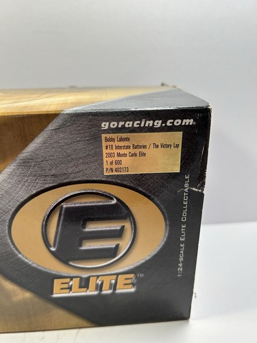Bobby Labonte 2003 RCCA Elite Victory Lap Interstate Batteries 1/24. #198 Of 600 - Picture 8 of 9