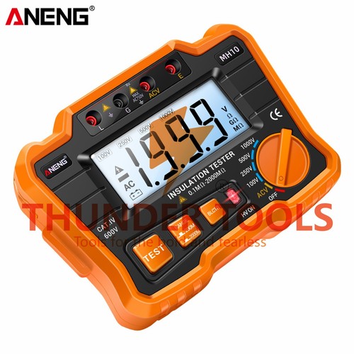 Thunder Tools ANENG MH10 Digital Insulation Resistance Tester 0.1MΩ-2000MΩ - Bild 20 von 23