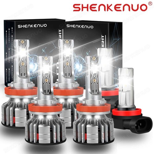 For Toyota Tacoma 2016-2019 LED Headlight High Low Beam + Fog Light Bulbs Kit A8 - Picture 1 of 14