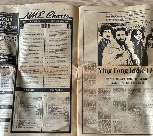 NEW MUSICAL EXPRESS AUGUST 11 1973 WONDER ZEPPELIN LOU REED 10CC BOWIE QUO WHO - Imagen 3 de 9