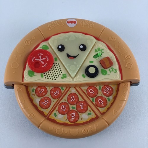 Fisher Price Laugh & Learn Slice Of Learning Pizza Shapes Counting Sounds Songs