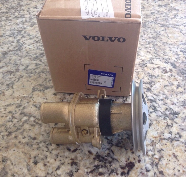 Genuine OEM Volvo Penta Raw Water Pump 3857794 WITH EXCHANGE 4.5 