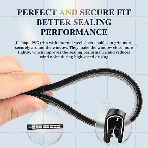 Van Truck Window Sealing Rubber Strip Accessory Decoration Door Edge Protector - Picture 6 of 10