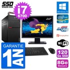 PC tour LENOVO M700 Bildschirm 22 " Intel i7-6700 RAM 8Go SSD 120Go Windows 10