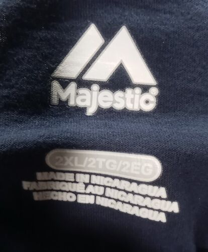 Boston Red Sox MLB Majestic Men's Navy Team Logos Long Sleeve T-Shirt Tee: -2XL - Picture 8 of 8