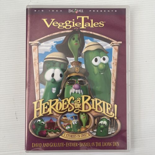 VeggieTales Heroes of the Bible DVD 2002 PAL Region 0 - Picture 1 of 4