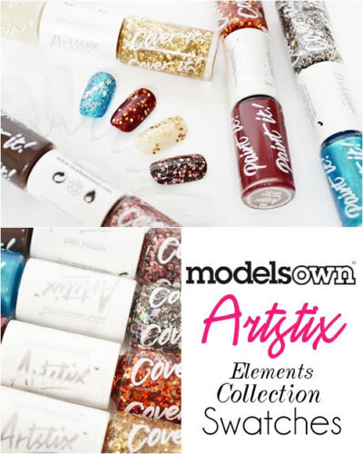 Models Own Nagellack Artstix Cloud Drops AX009 Glitter Nails Duo Gold Glitter - Bild 4 von 6