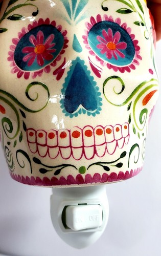 NEW Rimports Fusion Day of the Dead Wax Warmer Corona De Flores Spec Edition NIB - Imagen 8 de 12
